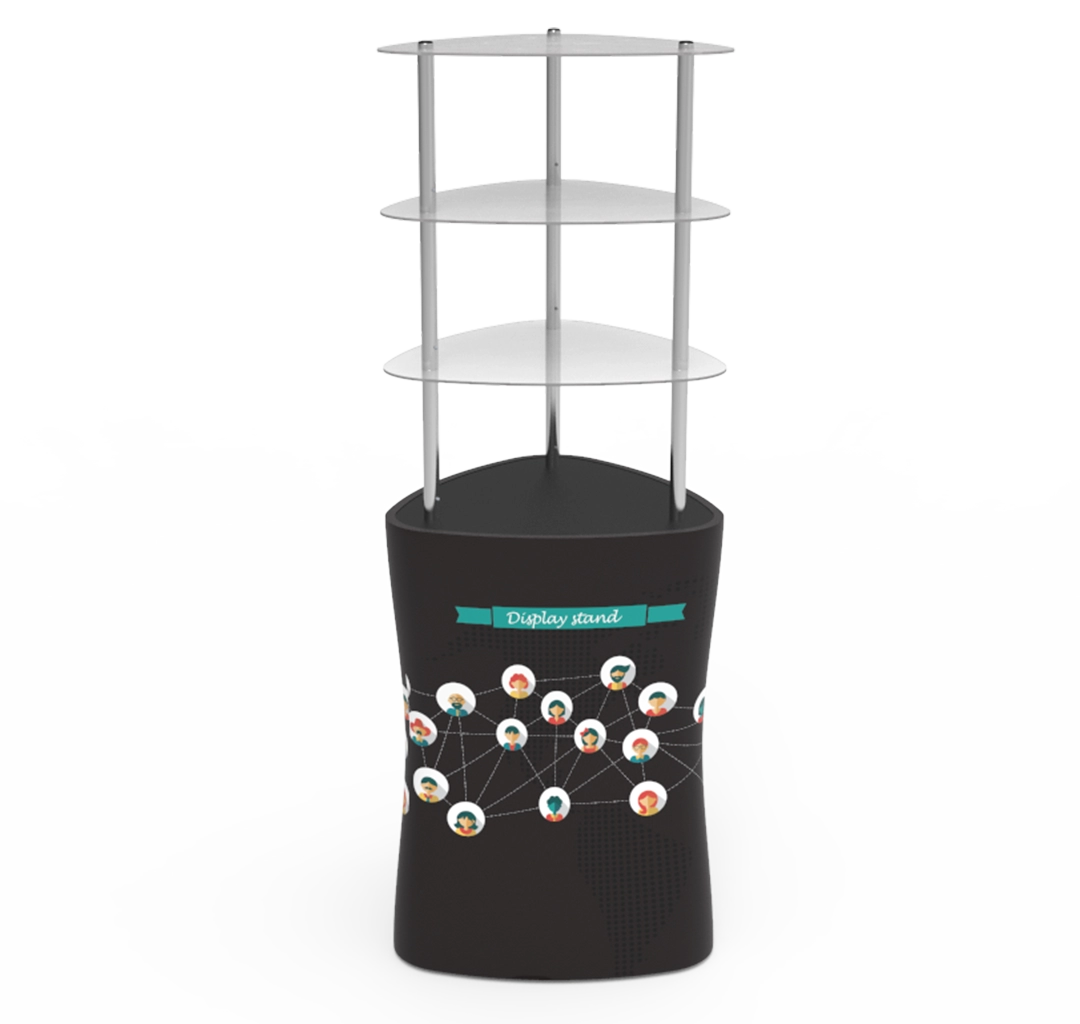 Triangular Display Tower Counter